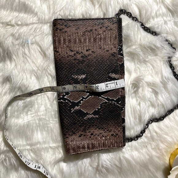 Sondra Roberts Multi-Color Faux Crocodile/Snakeskin Shoulder Bag Clutch Purse - Picture 6 of 6